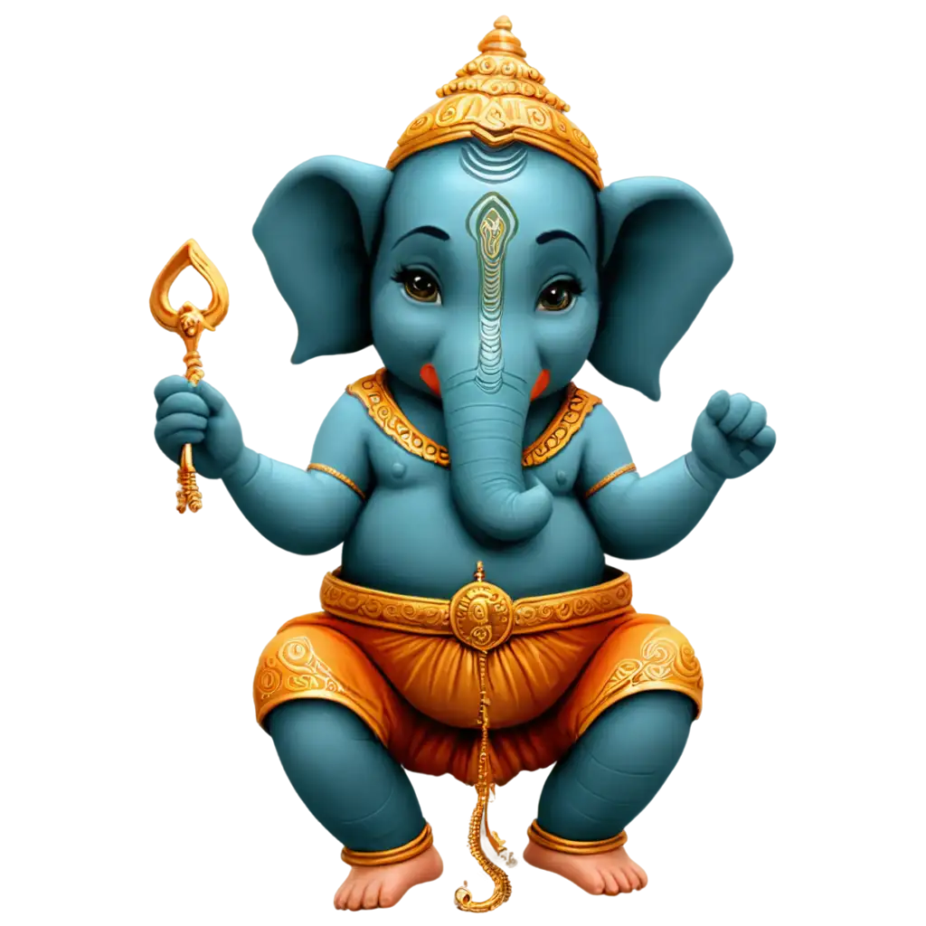 Cute-Lord-Ganesha-PNG-Image-Delightful-Artwork-for-Spiritual-Blogs-and-Educational-Resources