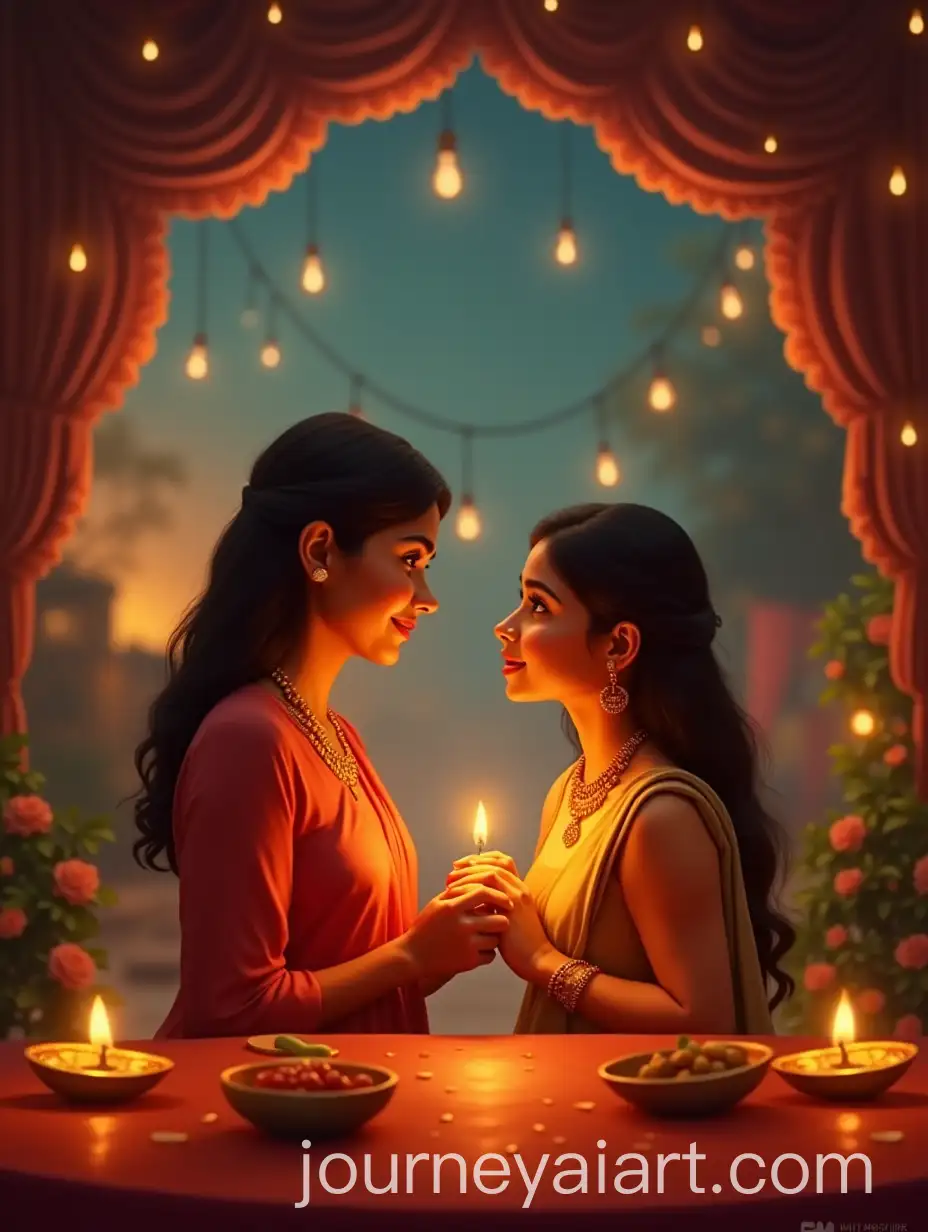 Festive-Dhanteras-Advertisement-Featuring-a-Couple-and-Mobile-Charger