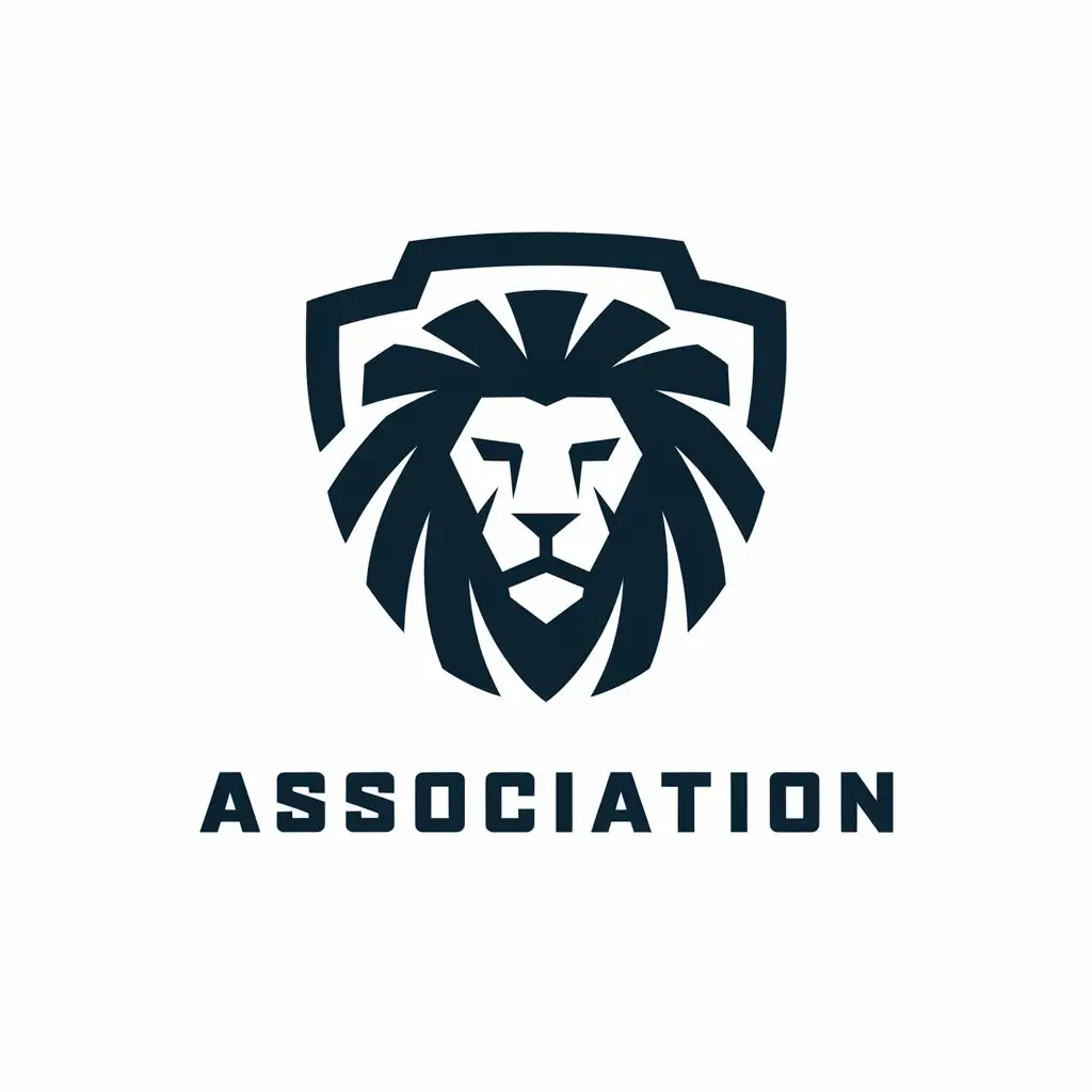 LOGO Design for Association Soccer Ball Lion Symbol with Moderate Style for Sports Fitness Industry