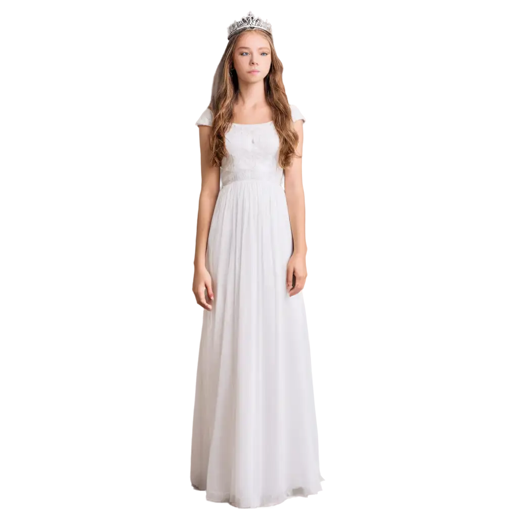 Princess-in-White-Dress-PNG-Image-Graceful-Royalty-in-Digital-Art