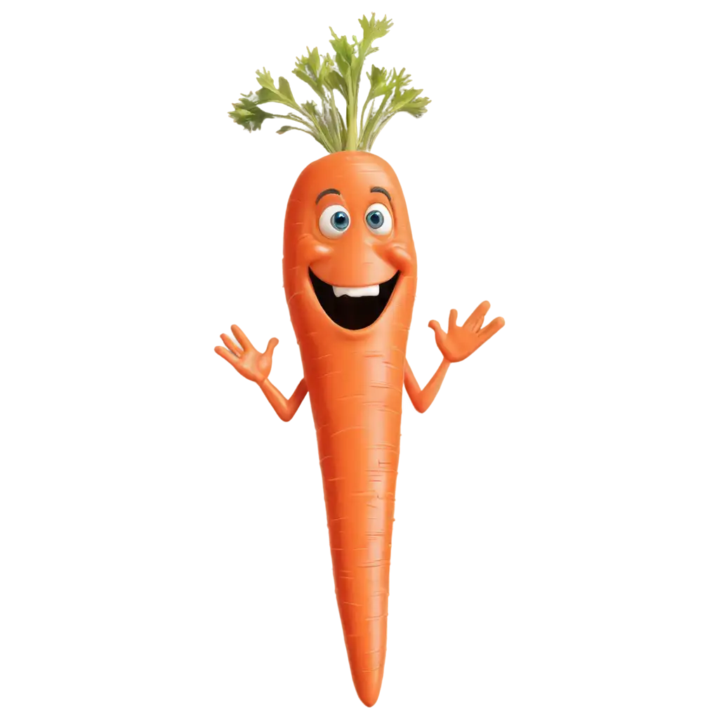 Carrot-Caricature-PNG-Image-Fun-HighQuality-Illustration-for-Creative-Projects