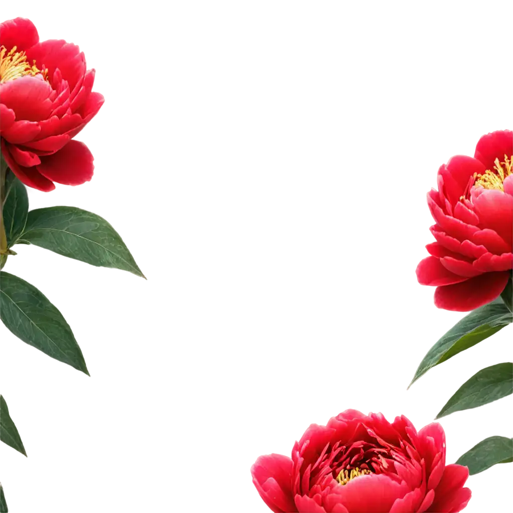 Vibrant-Lush-Red-Peony-Flower-PNG-for-HighQuality-Transparent-Image-Creation