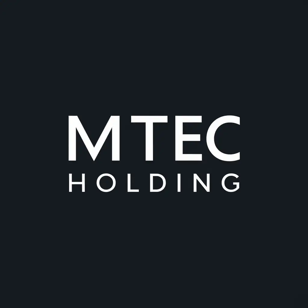 LOGO Design For MTEC Holding Modern Minimalist Graphic Design