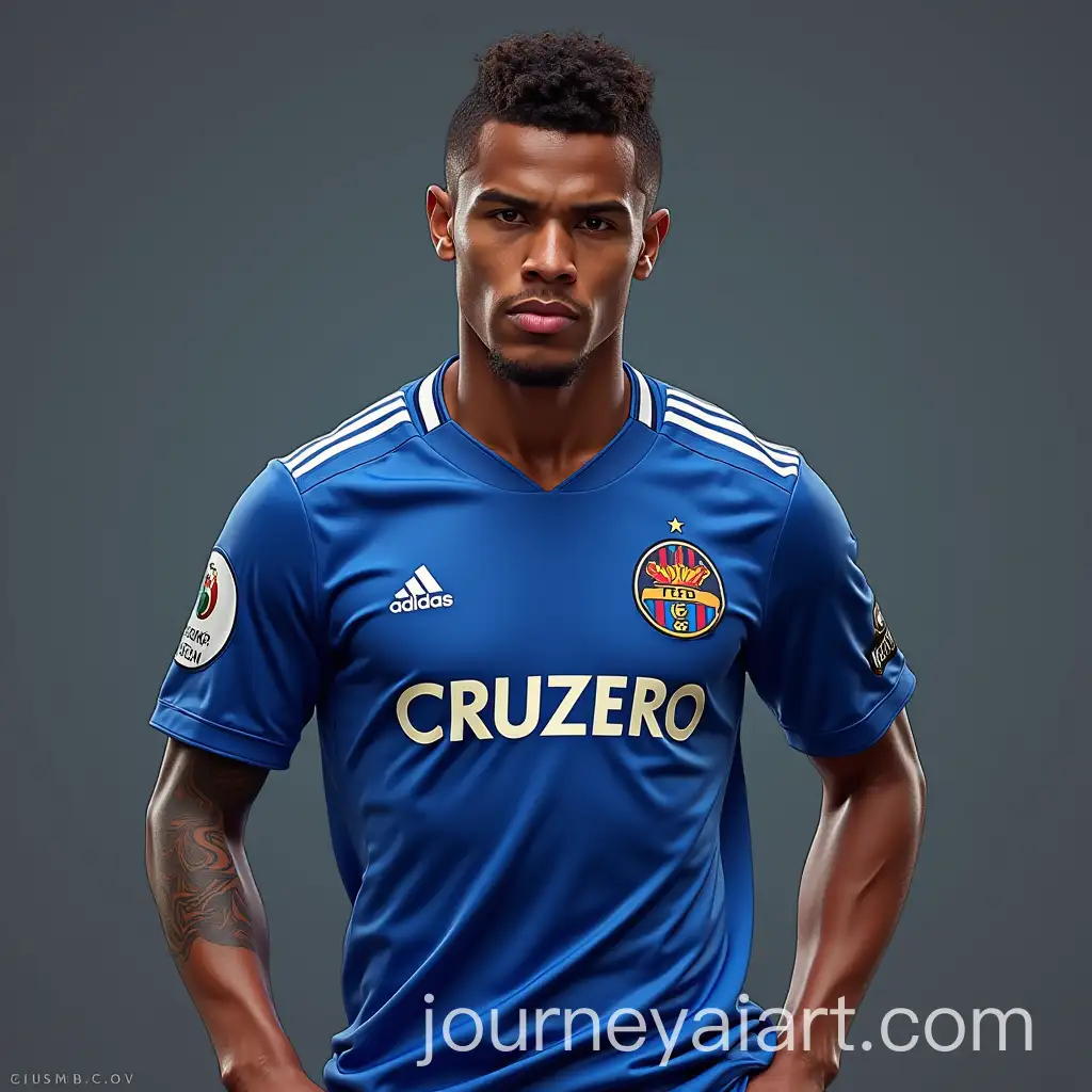 Pablo-Maral-Wearing-Cruzeiro-ShirtAI-Image-Prompt-Expansion