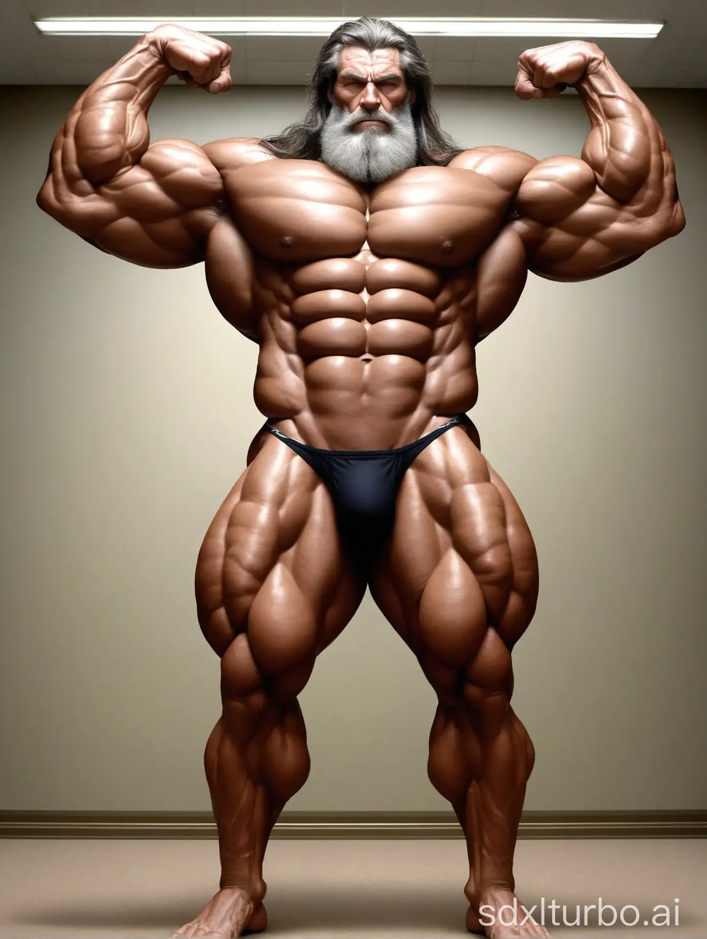 Muscular-Elderly-Man-Displaying-Giant-Biceps-and-Abs-in-Underwear