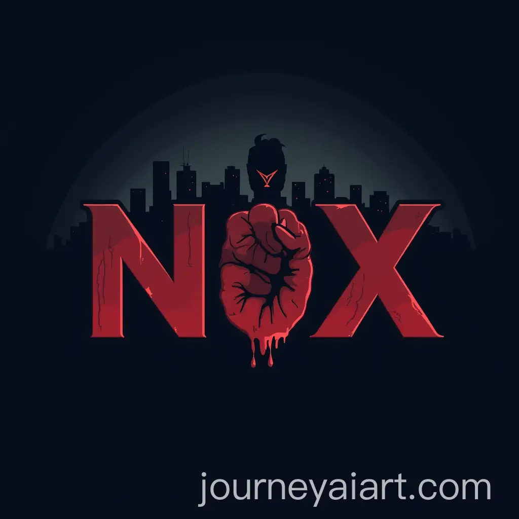 Nox-Sports-Mafia-Logo-with-Fists-and-Minimalist-Sheriff-Badge