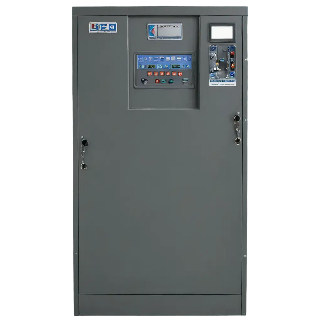 Fully-Automatic-Electrical-Control-Panel-PNG-High-Definition-Front-View-for-Precision-and-Clarity