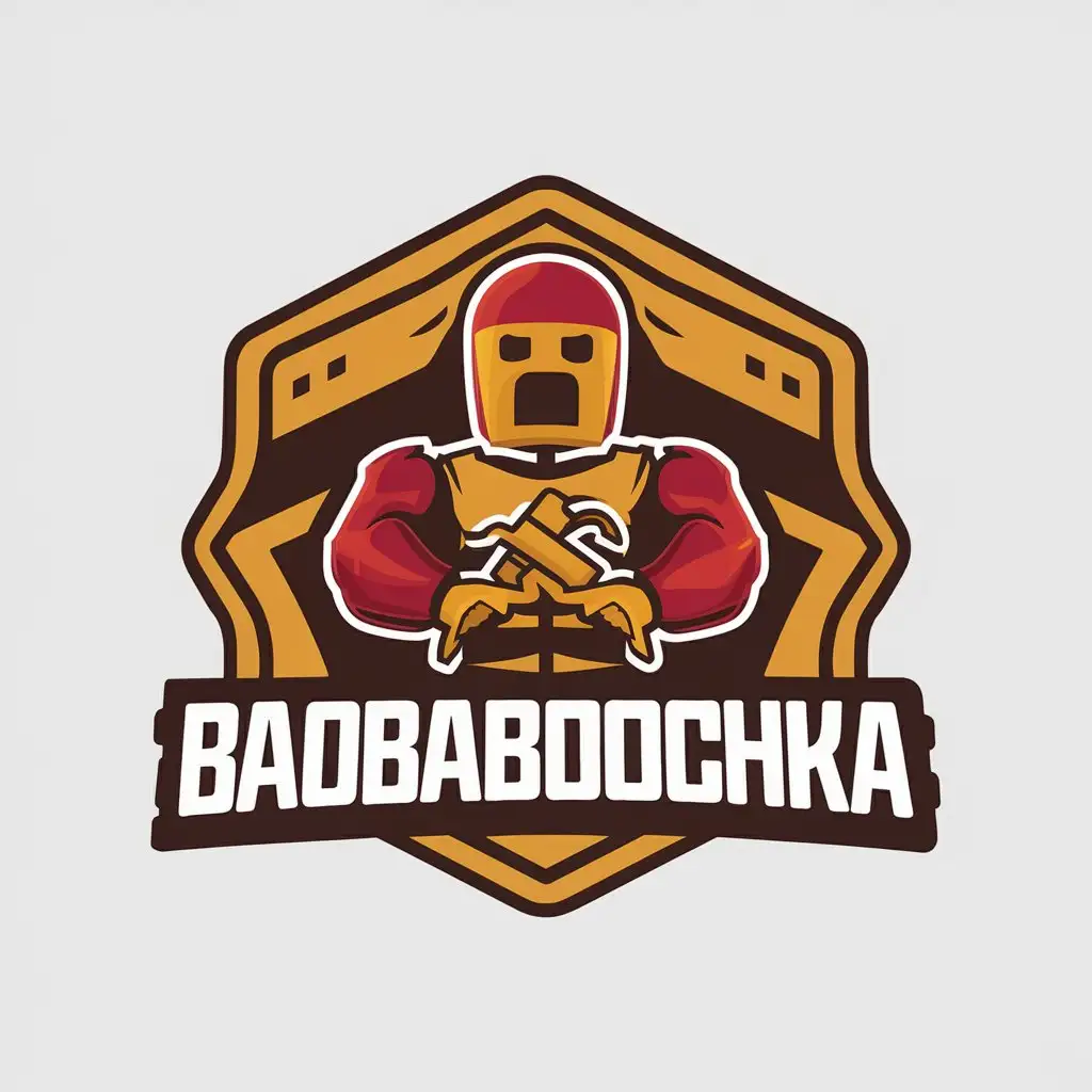 LOGO-Design-for-BAOBABOCHKA-Vector-Logo-with-ROBLOX-Badge-and-Character