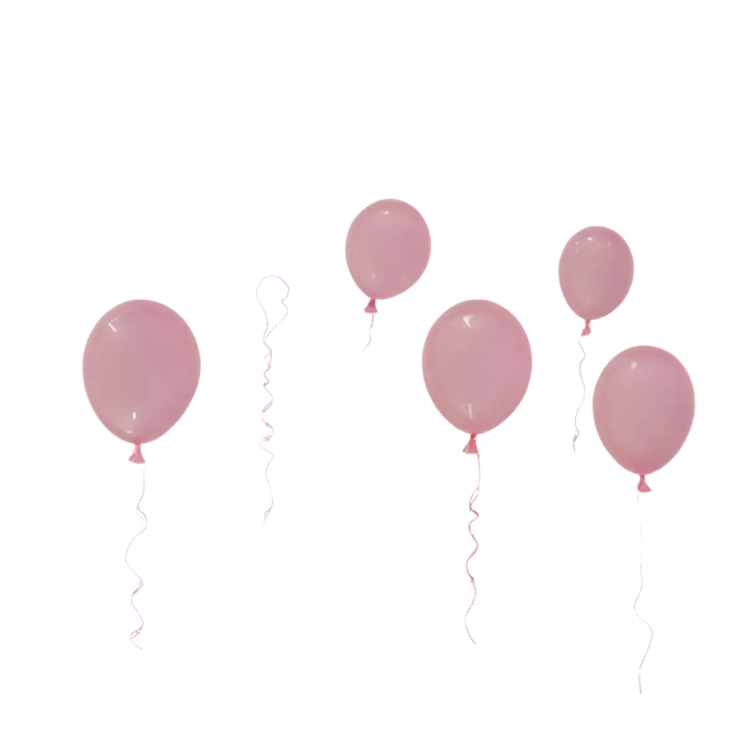 Pink-Balloons-with-Glitter-PNG-HighQuality-Transparent-Image-for-Creative-Use