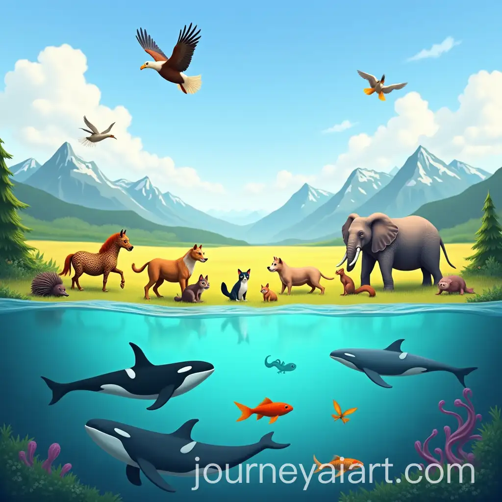 Vibrant-Landscape-with-Wildlife-inAI-Image-Prompt-Expansion-the-Sky-Field-and-Underwater