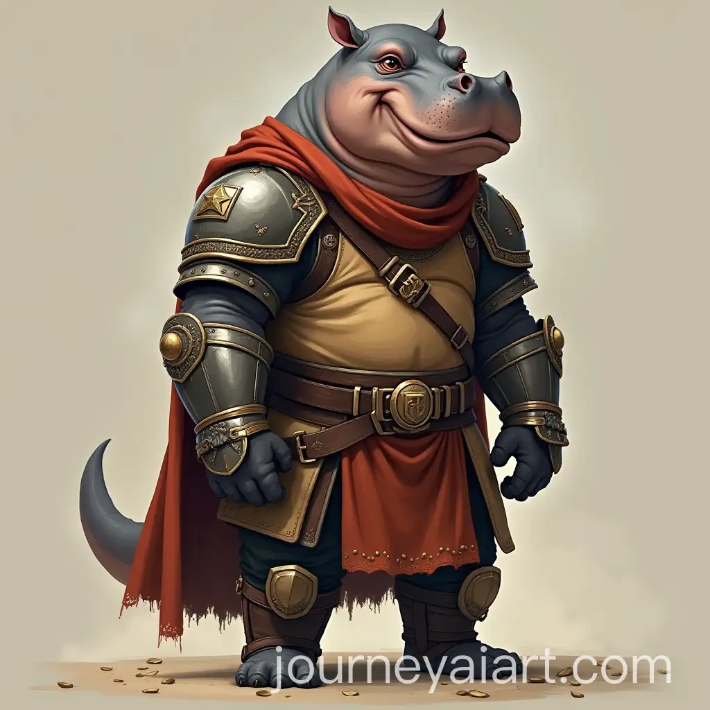 Young-Hippo-Adventurer-in-Medieval-Armor