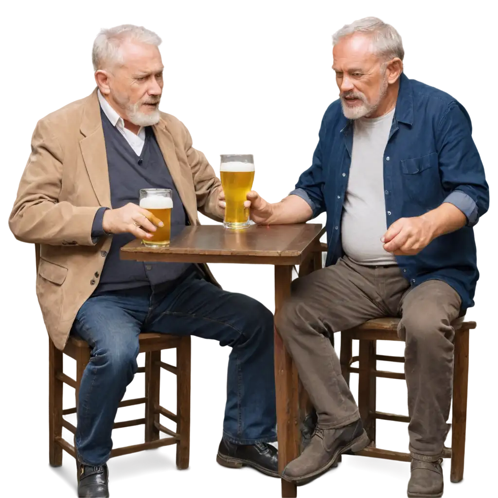 HighQuality-PNG-Image-of-Two-Old-Men-Drinking-Beer-in-a-Bar