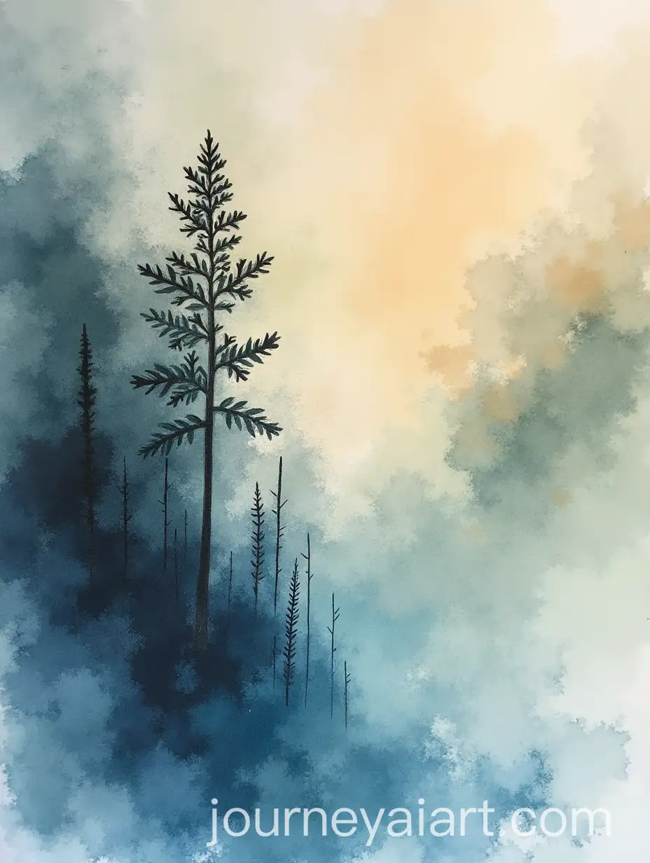 Abstract-Watercolor-Artwork-with-Natural-Feelings