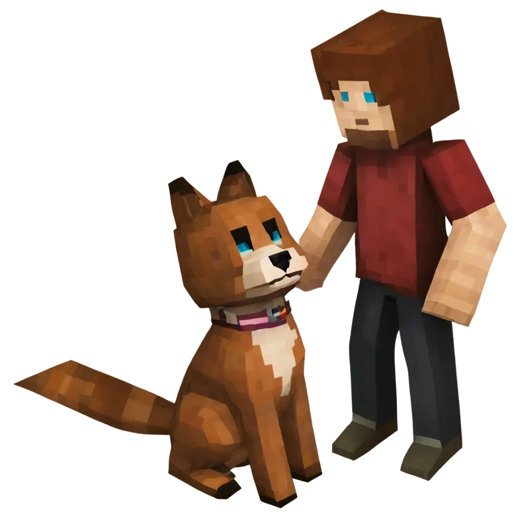 PNG-Image-of-Human-Eating-Cat-and-Dog-in-Minecraft-Creative-Visualization