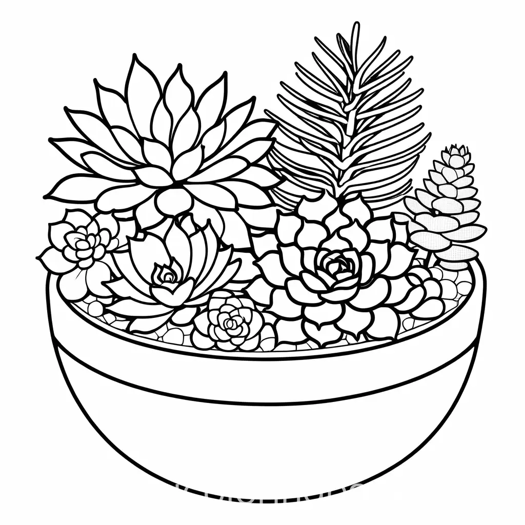 Charming-Succulent-Coloring-Page-for-Kids