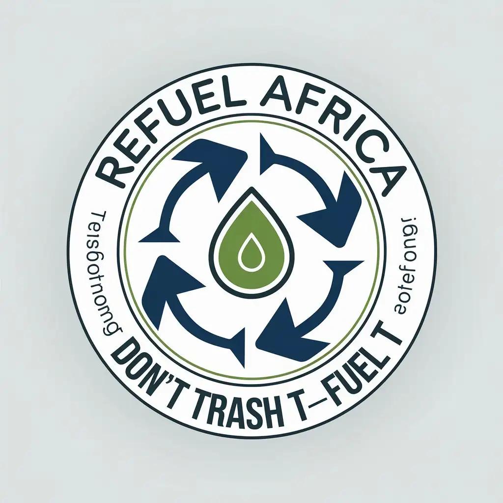 LOGO Design For ReFueL Africa Circular EcoFriendly Energy Transformation Logo