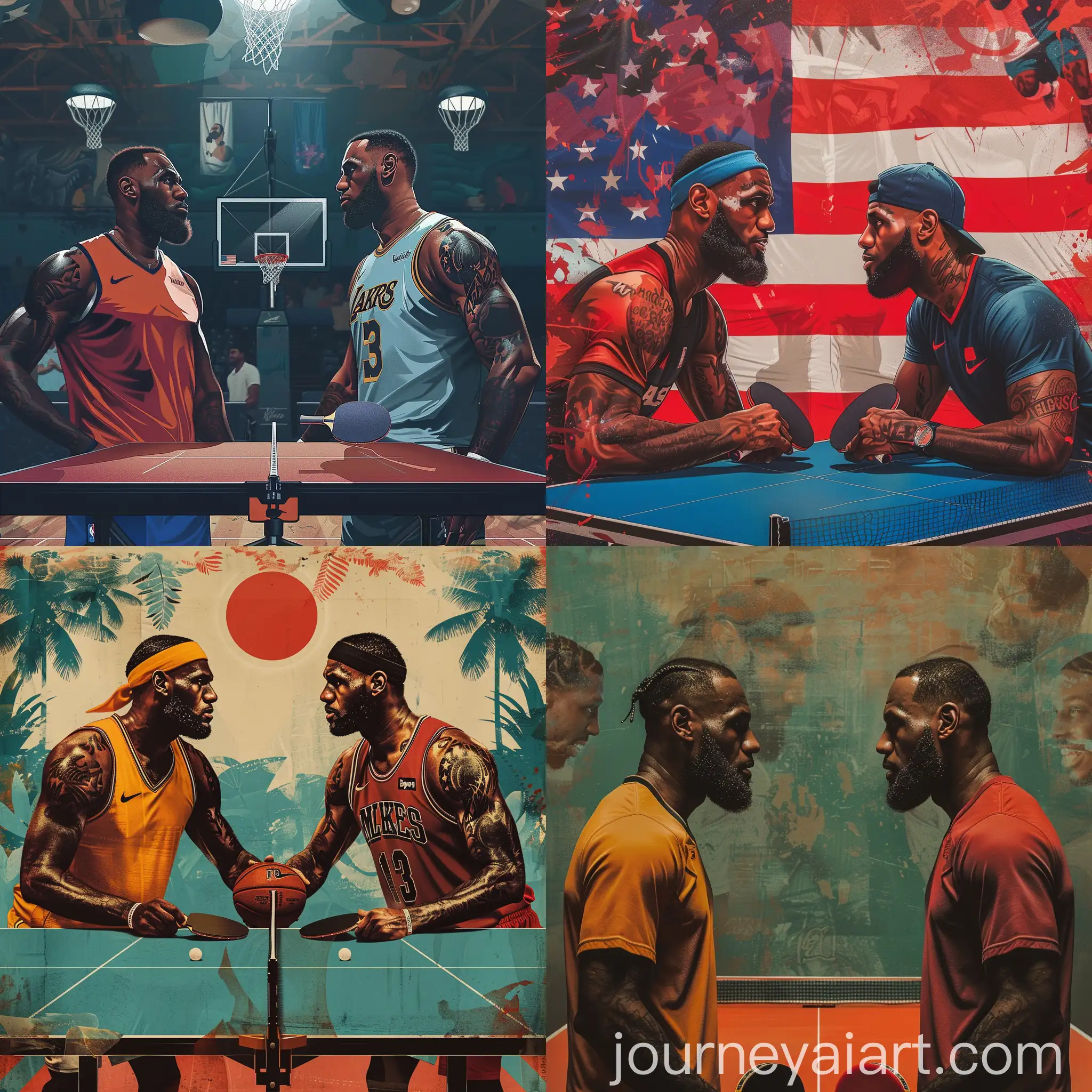 Meeting-of-Lebrun-Brothers-Alexis-and-Felix-with-Lebron-James