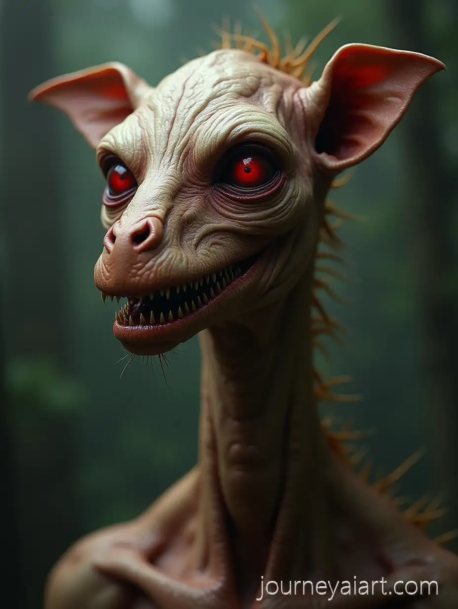 AI-Image-ExpansionMutated-Anachronistic-Skinwalker-with-Elongated-Human-Features