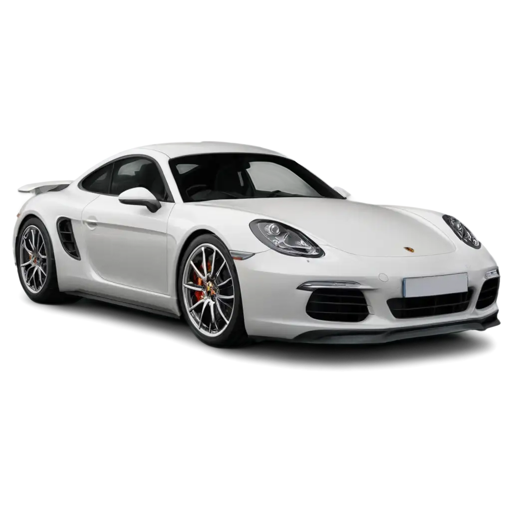 white porshe car