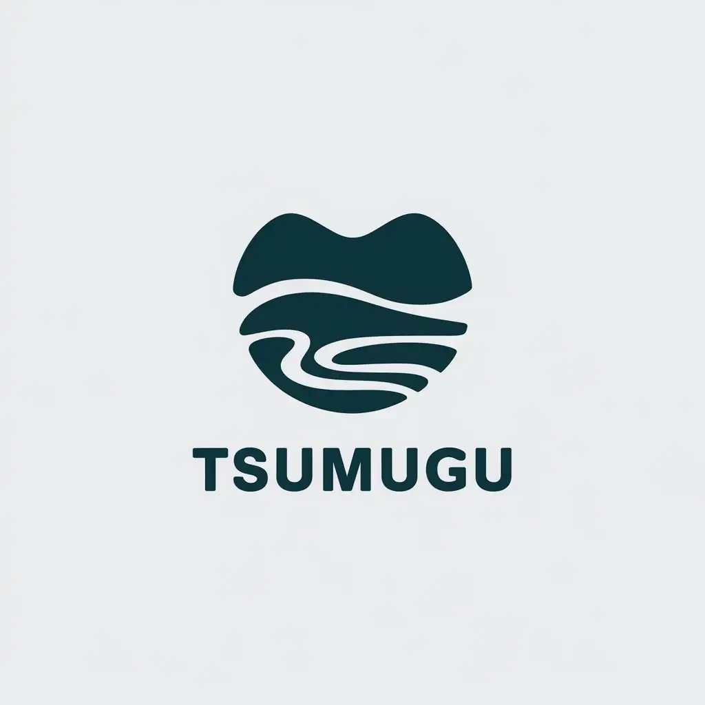 LOGO Design for Tsumugu Minimalistic Silk Wind Theme for Medical and Dental Industry