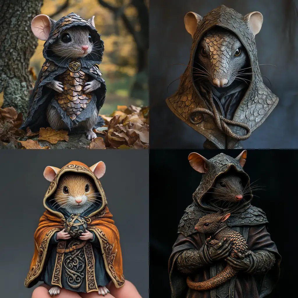 Sorcerer-with-Mouse-and-Dragon-Scale-Hooded-Cloak