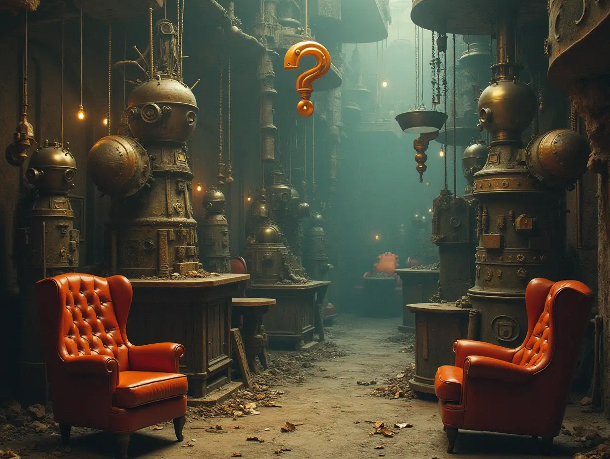 Surrealist questions for the artificial unconscious Steampunk