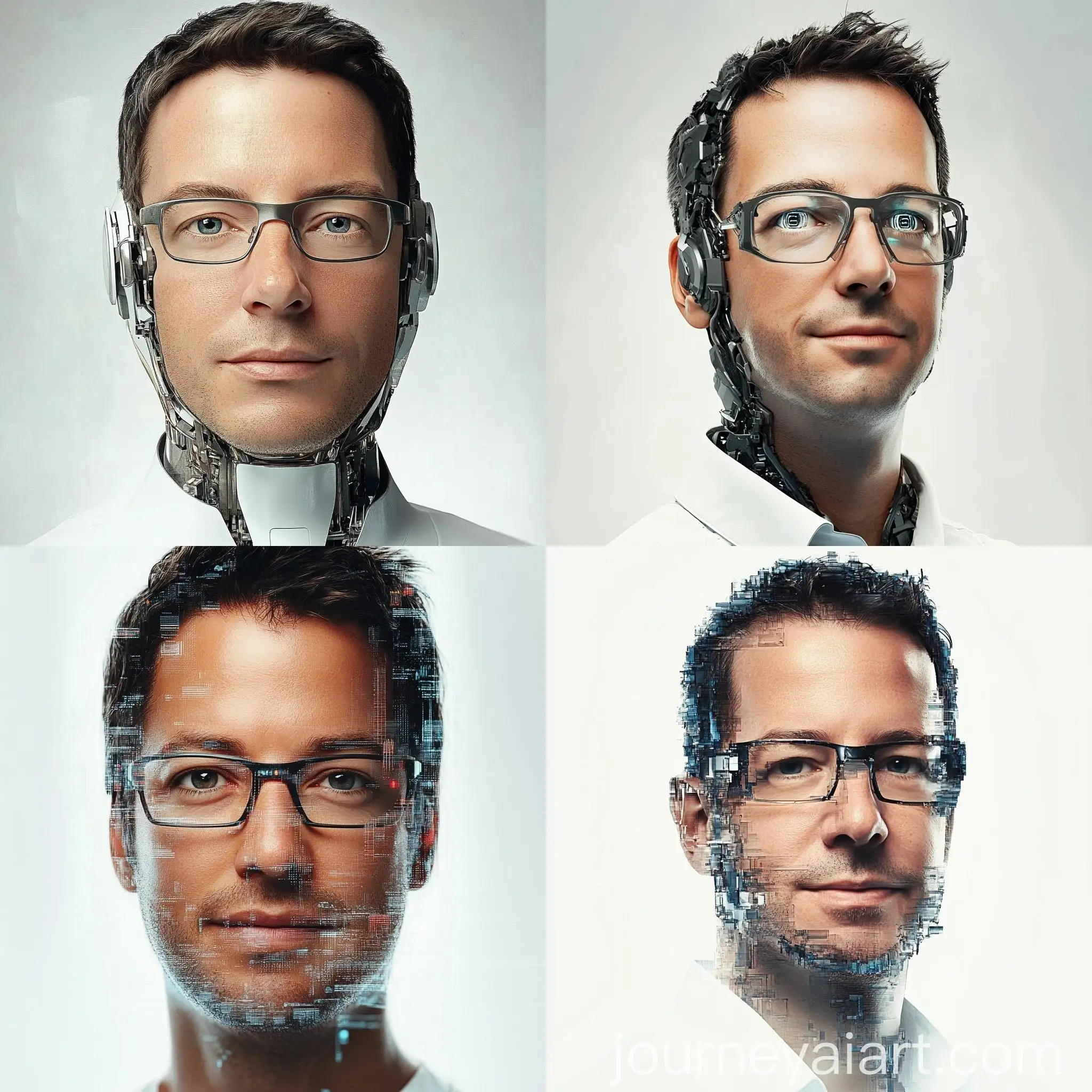 Portrait-of-Digital-Robot-Person