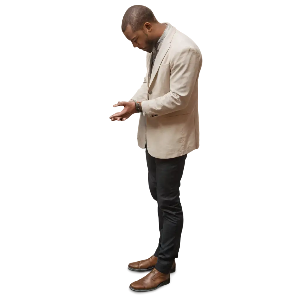 a image of a man kneeling on the floor praying