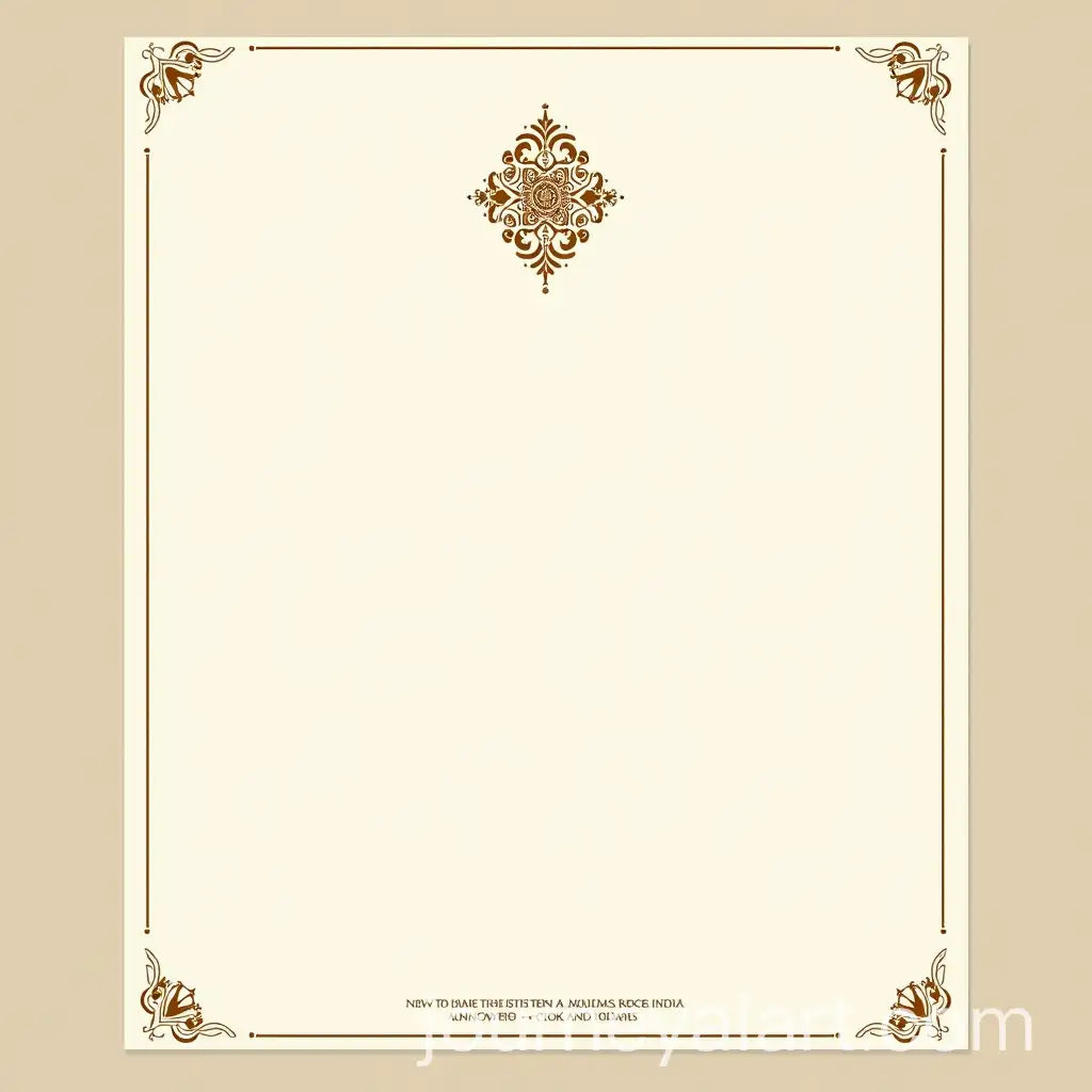 Indian-Wedding-Reception-Invitation-Card-with-Traditional-Motifs-for-Kate-and-Joe