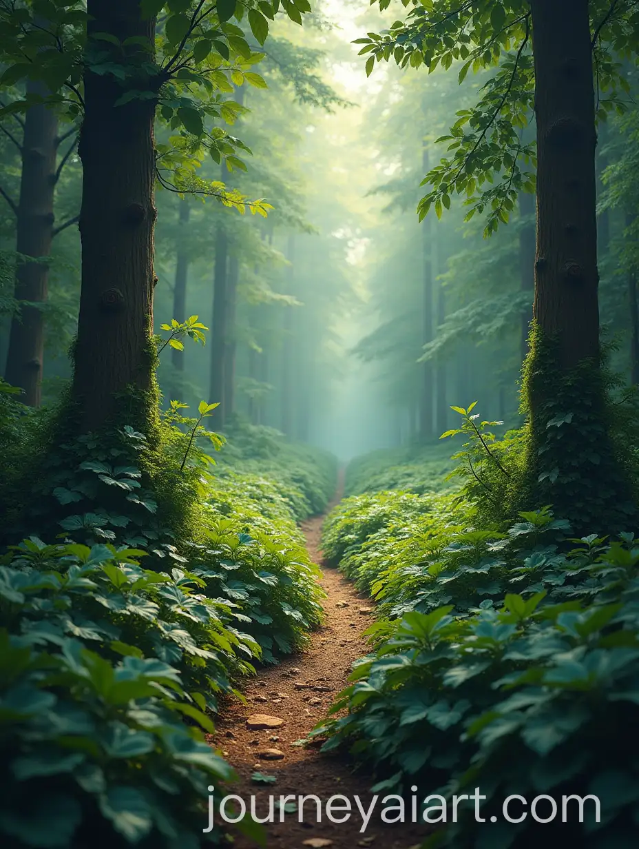 Lush-Vegetable-Forest-with-Diverse-Plant-Life