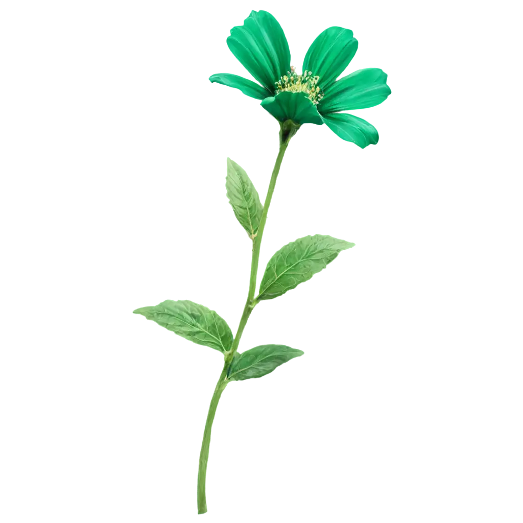 Green flower