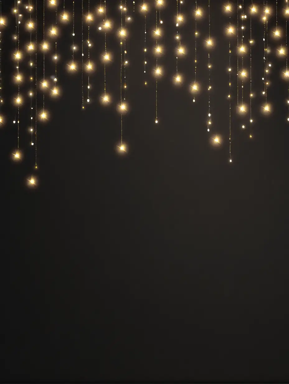 Digital Photography Background with Sparkling Lights in Rows