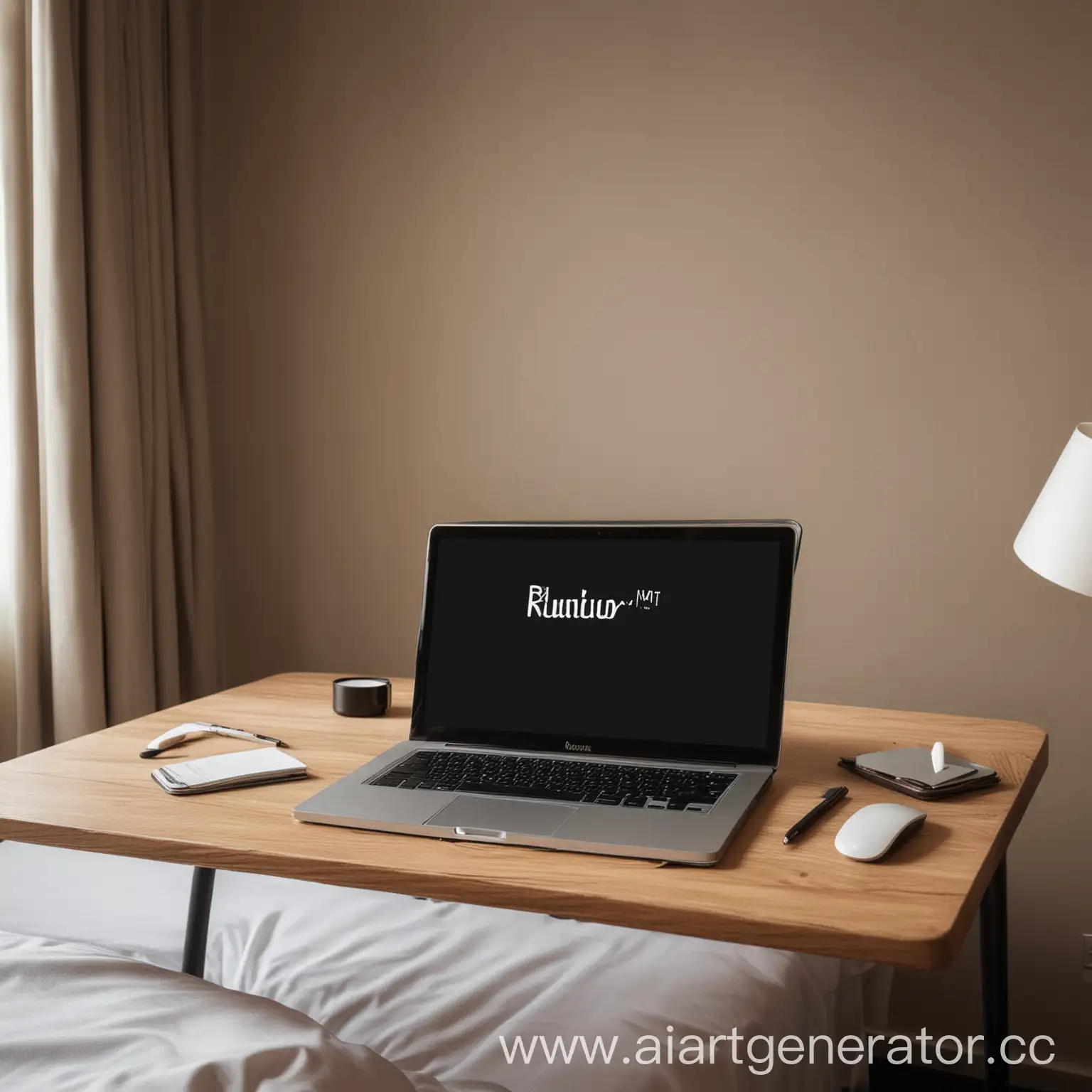 Hotel-Room-Desk-with-Open-Laptop-Displaying-RuTour