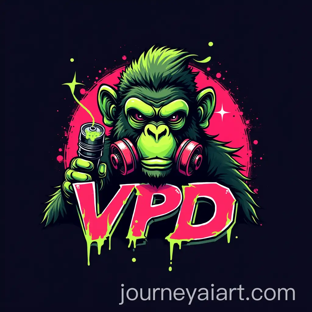 Modern-Graffiti-Style-Logo-for-VPD-Painting-Services-with-Evil-Monkey