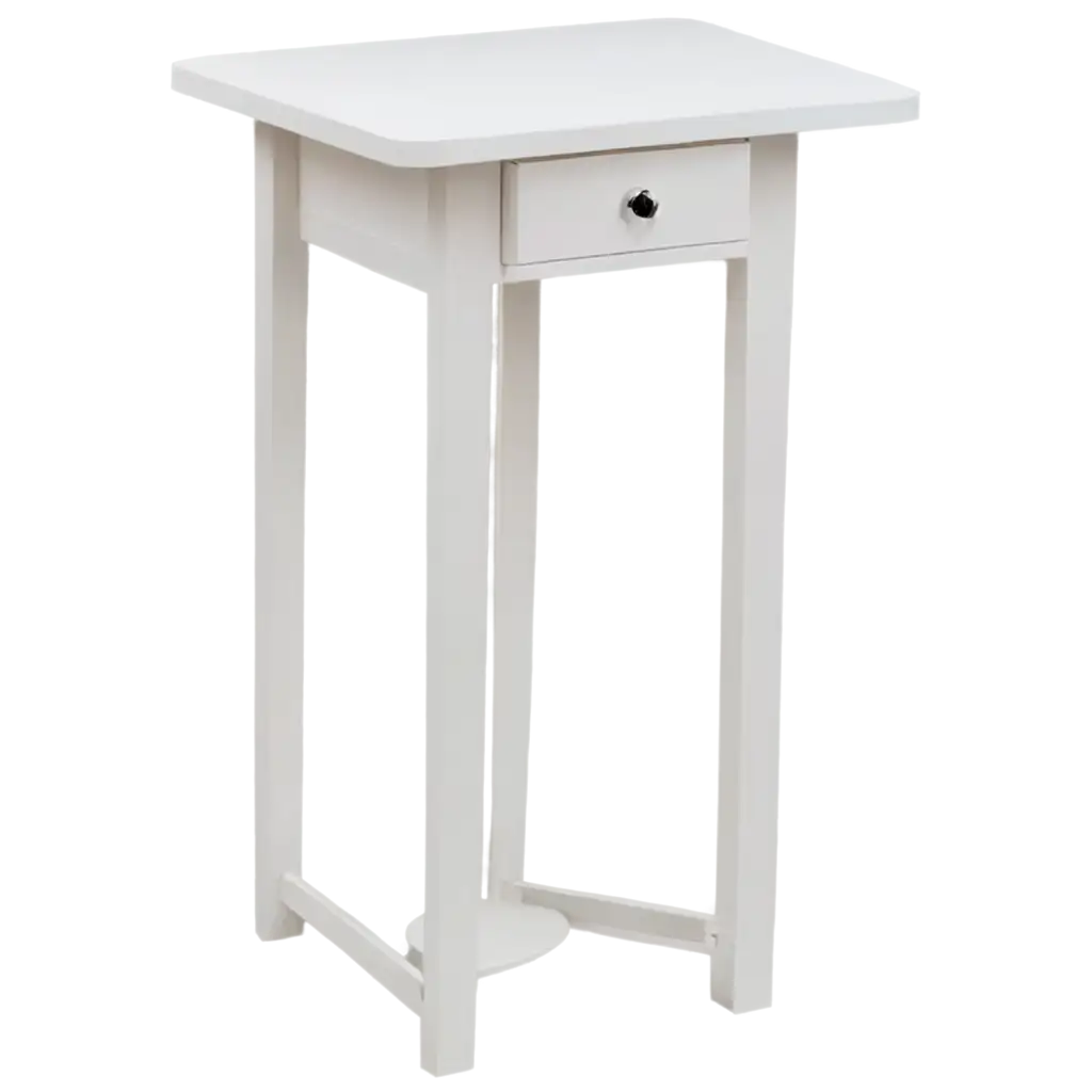 White-Bedside-Table-PNG-Image-High-Quality-and-Transparent-Background-for-Versatile-Use