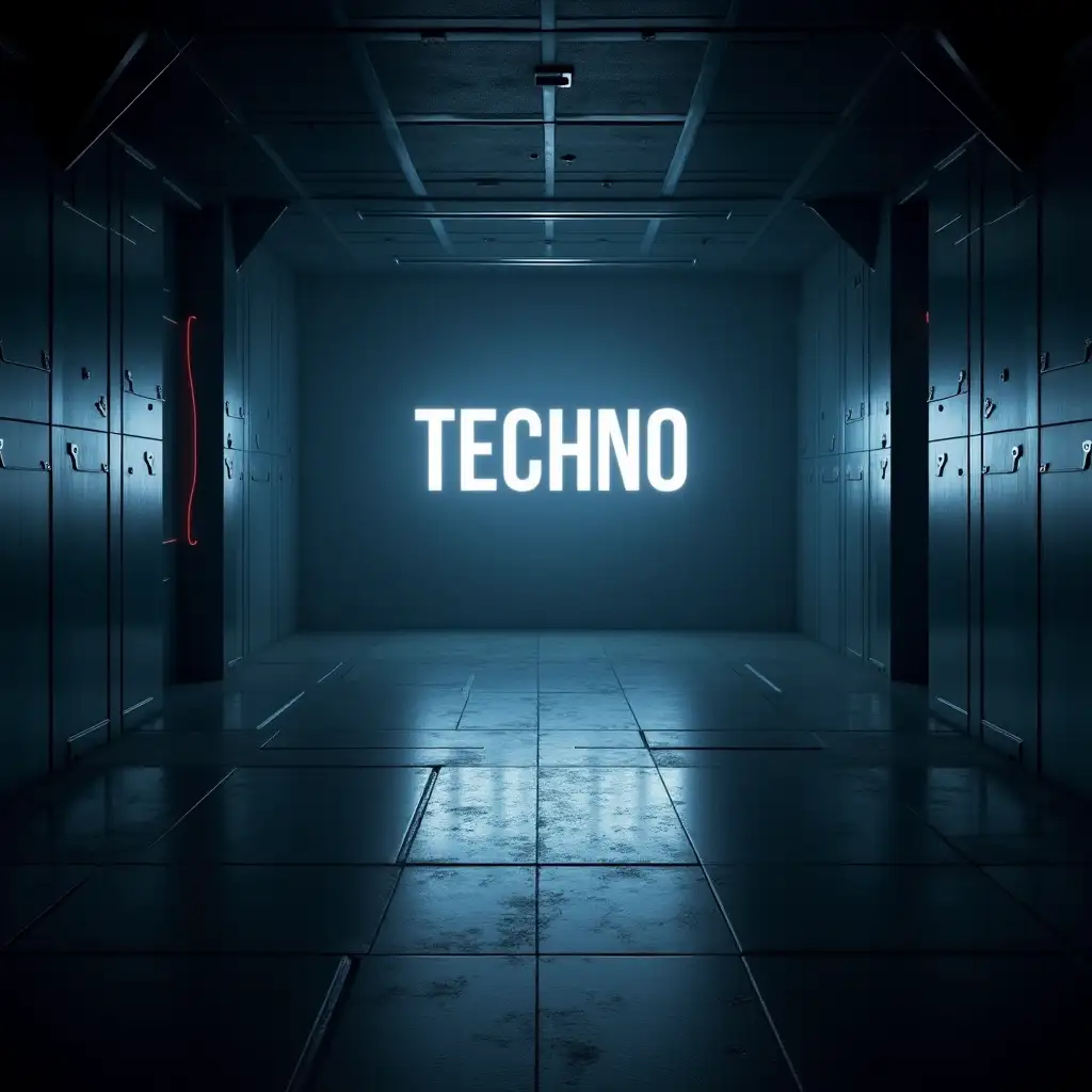 Futuristic-Underground-Techno-Club-with-Glowing-TECHNO-Sign-and-Pulsing-Lights