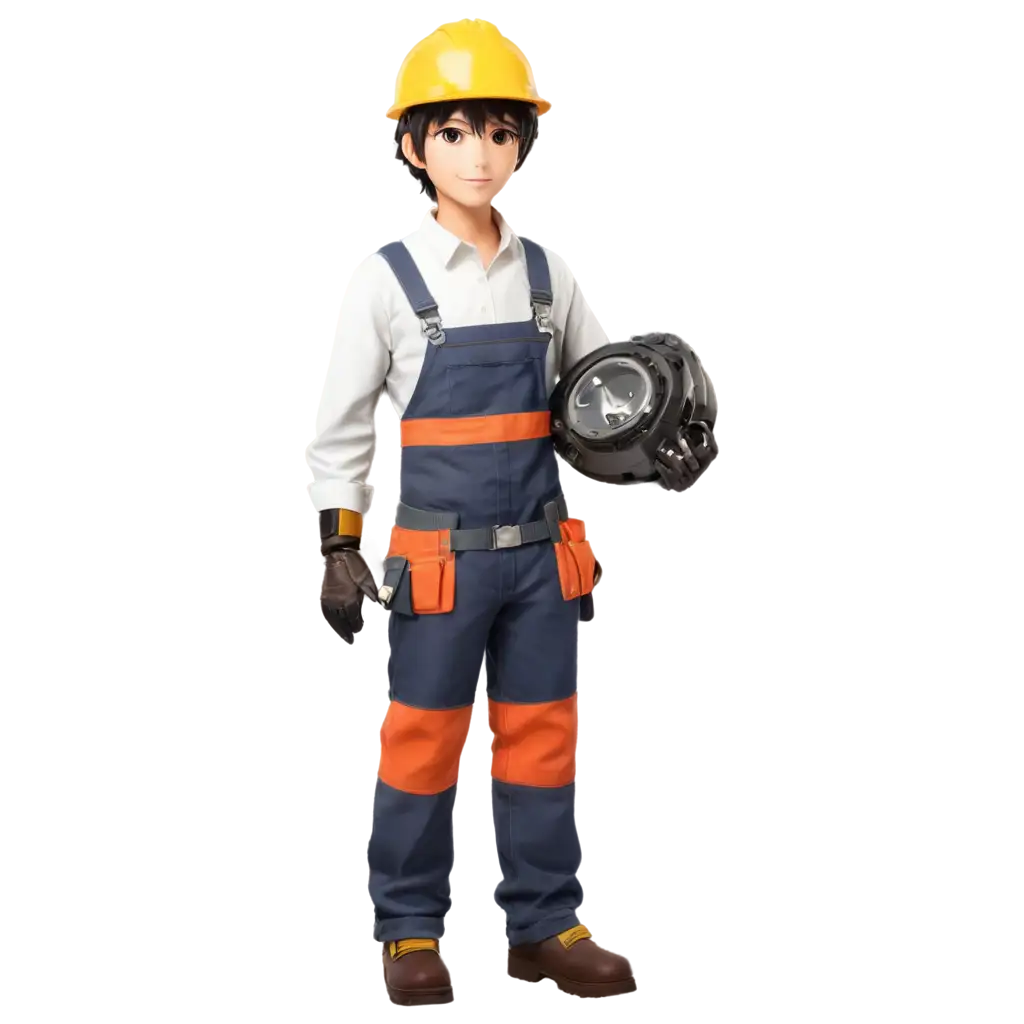 Anime-Style-Factory-Worker-PNG-with-Full-Safety-Gear-HighQuality-Image-for-Industry-Applications