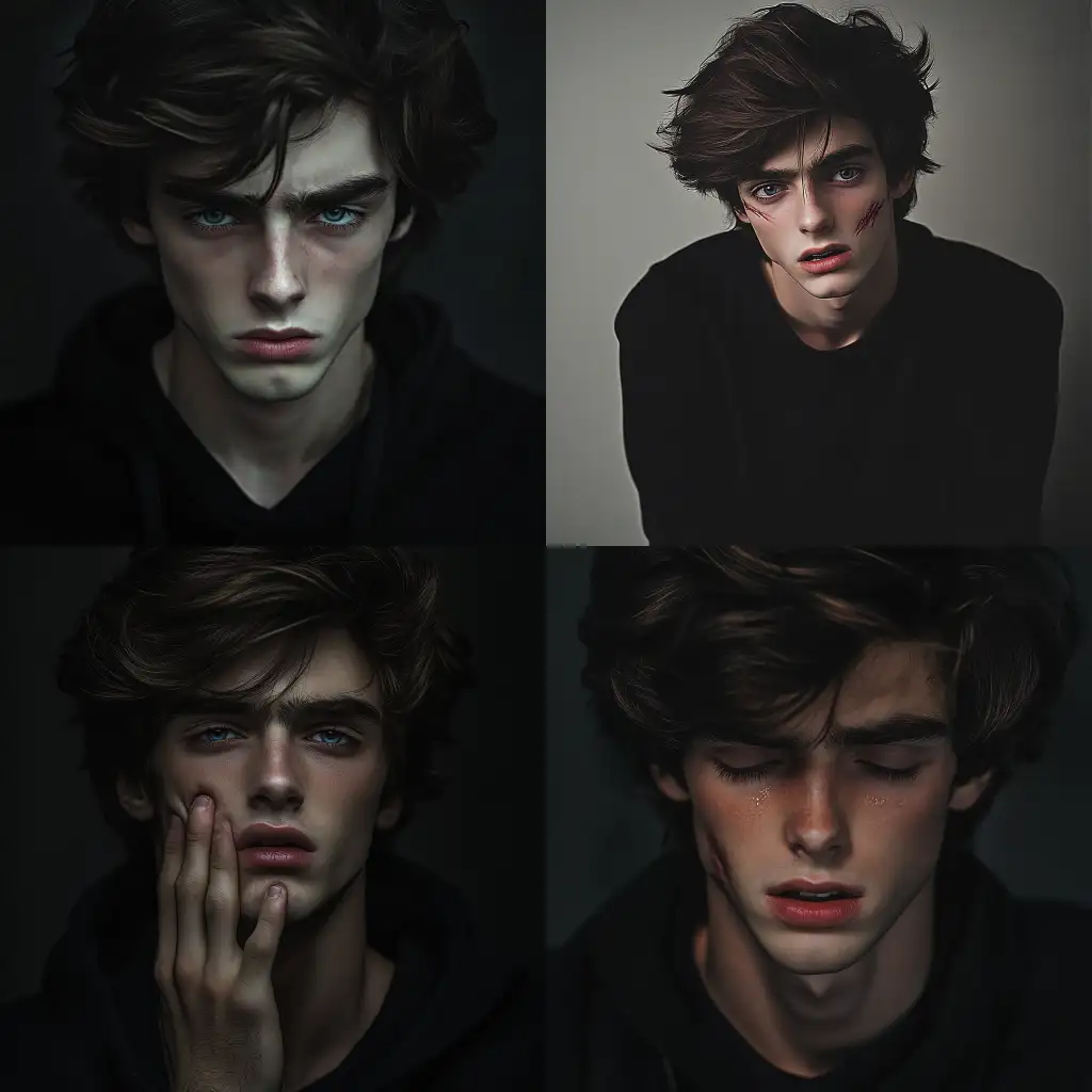 Teenage-Boy-with-Facial-Injury-Crying-and-Scared-in-Black-Hoodie