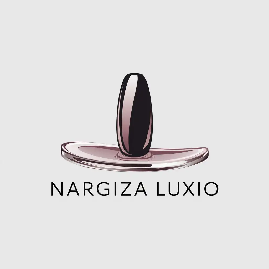 LOGO Design for Nargiza Luxio Stylish Modern Nail Technician Logo