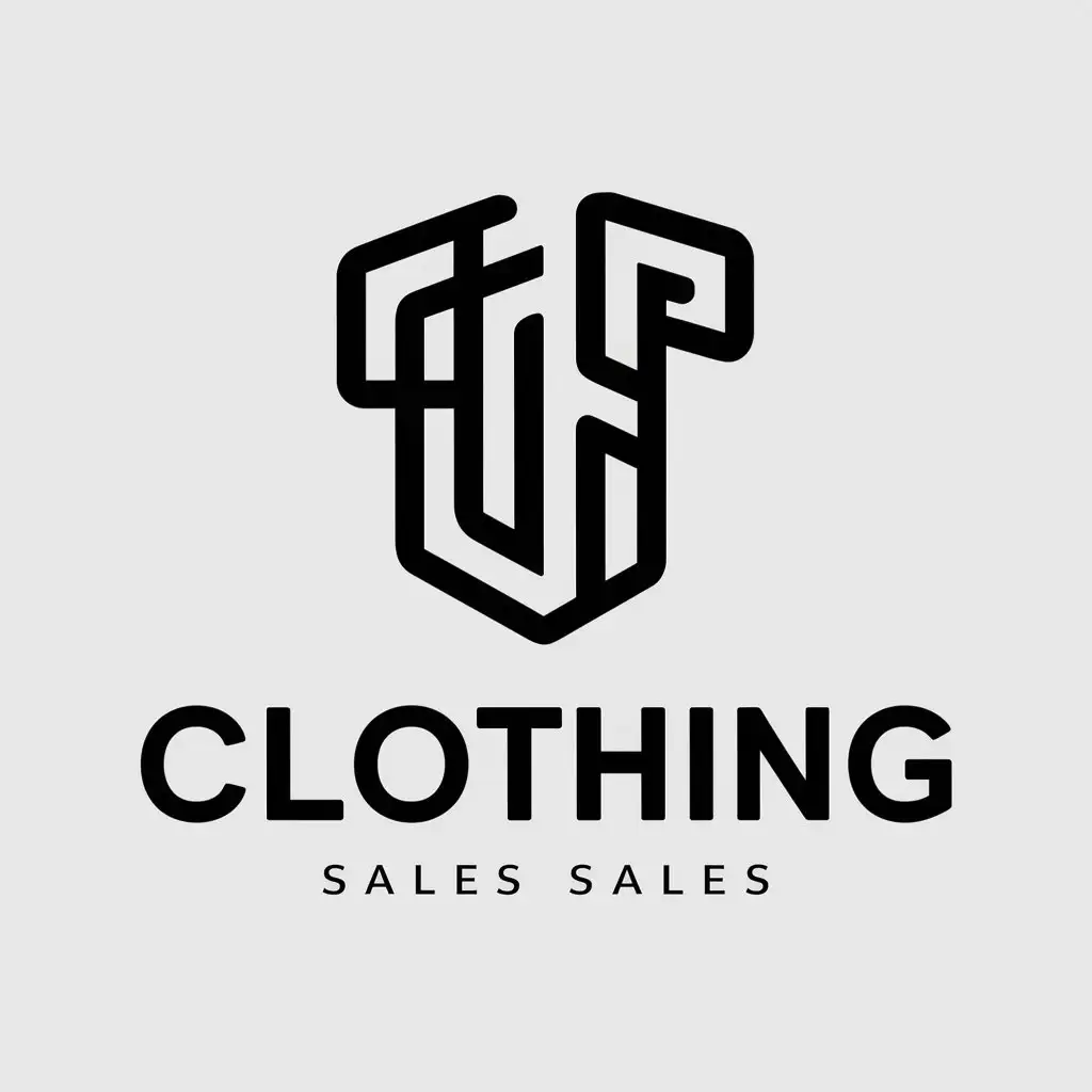 a logo design,with the text "clothing", main symbol:clothes,complex,be used in clothing sales industry,clear background