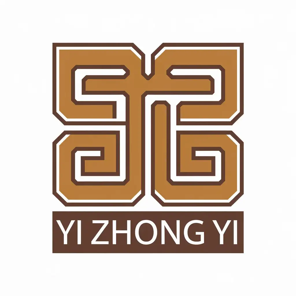 a vector logo design,with the text "Yi zhong yi", main symbol:Yi zhong yi,Moderate,be used in Retail industry,clear background