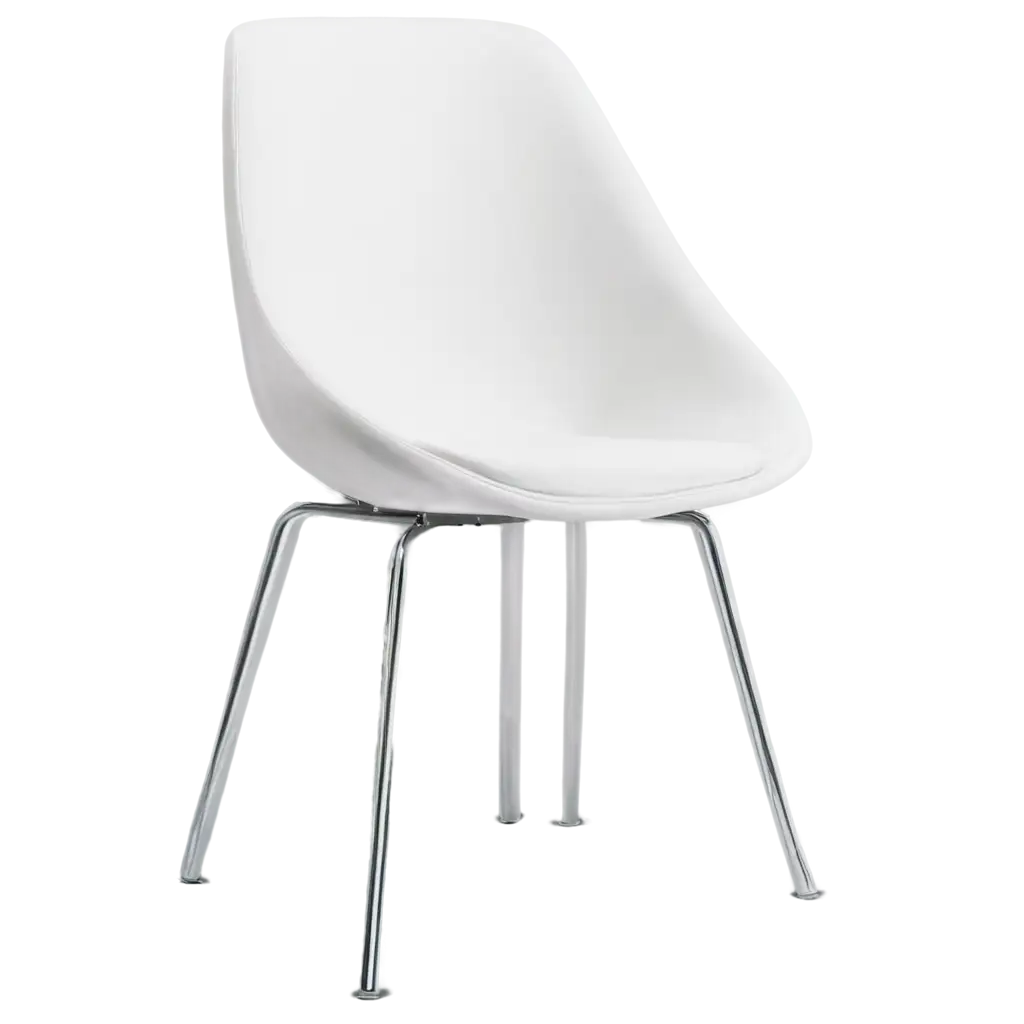 Modern-White-Chair-PNG-HighQuality-Transparent-Image-for-Versatile-Design-Use