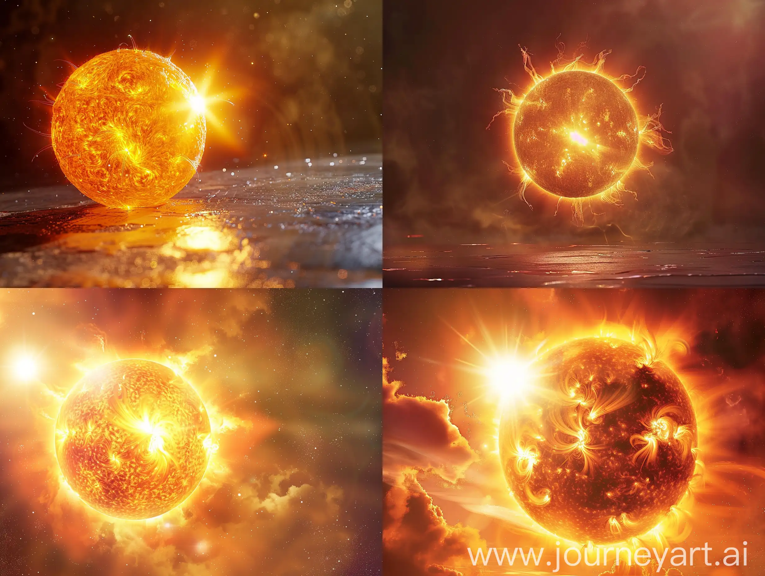 Hyper-Realistic-Sun-Astronomy-Perspective-Image