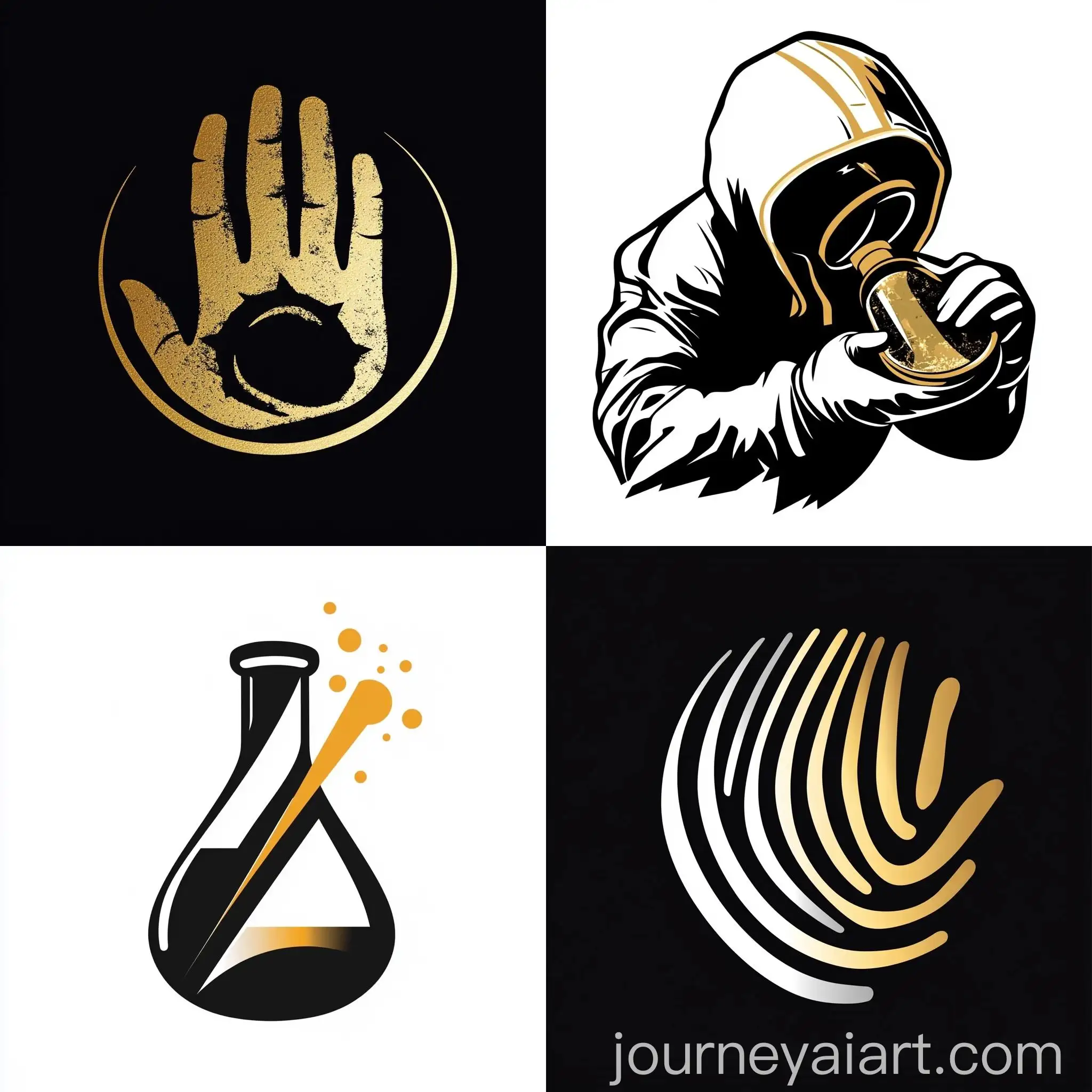Serious-and-Professional-Forensic-Laboratory-Software-Logo-in-Black-Gold-and-White