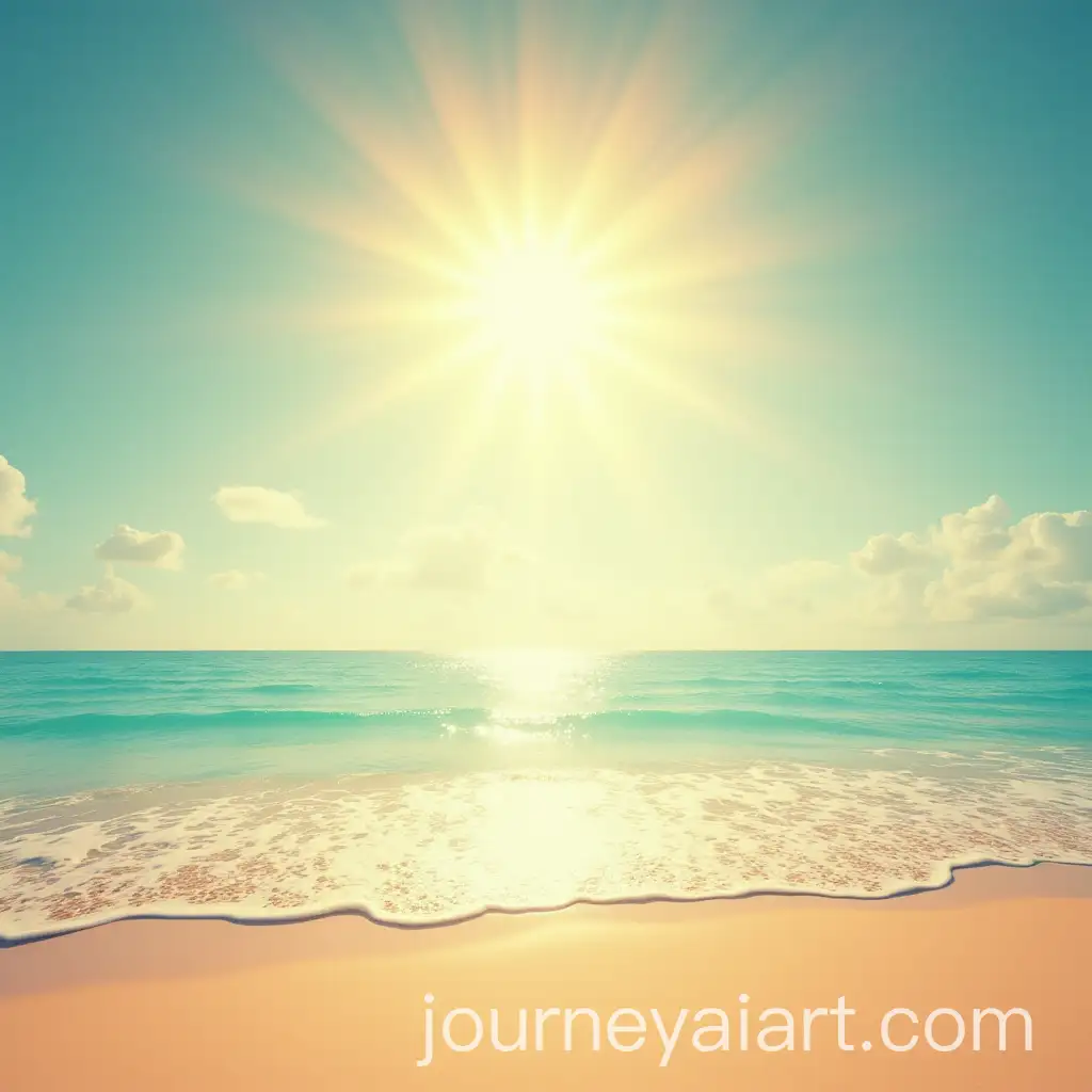 Album-Cover-with-Sunny-Beach-Background