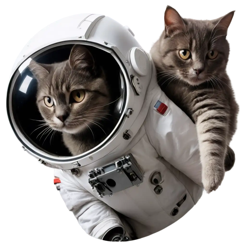 Astronaut-with-a-Cat-PNG-Image-Perfect-for-HighQuality-Transparent-Visuals