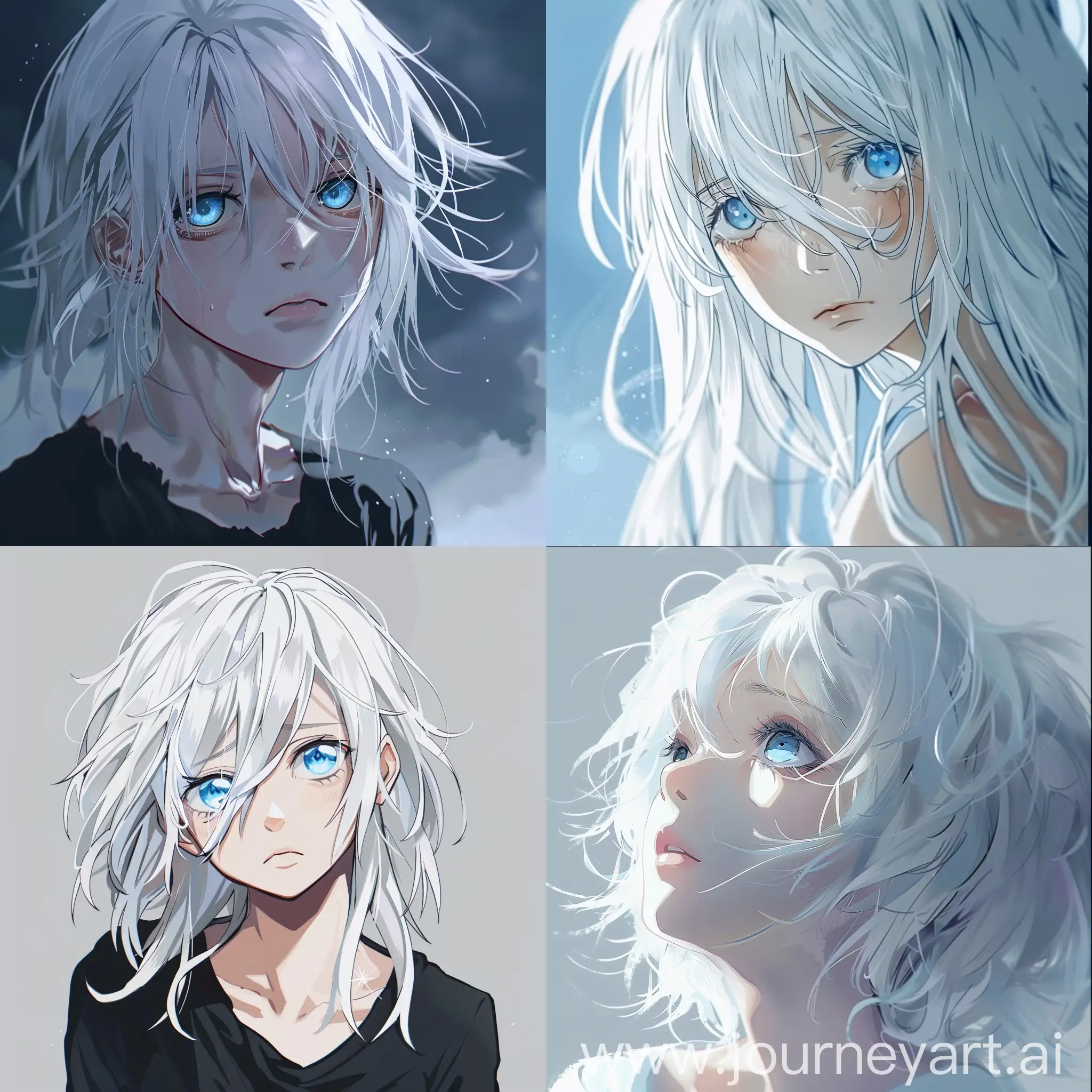 Anime-Avatar-Sad-with-White-Hair-and-Blue-Eyes-Looking-Away