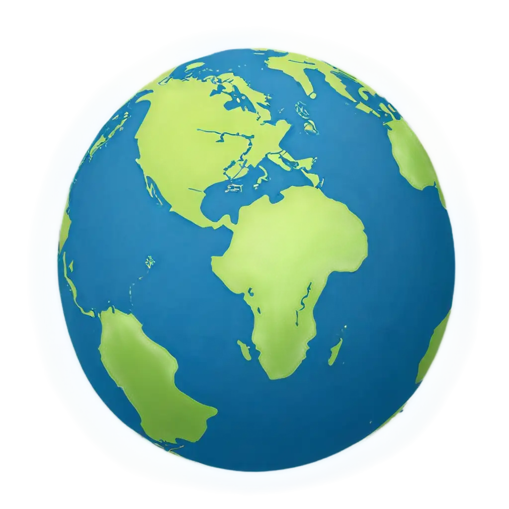 Green-and-Blue-Globe-PNG-Image-for-Versatile-Usage-and-HighQuality-Visuals