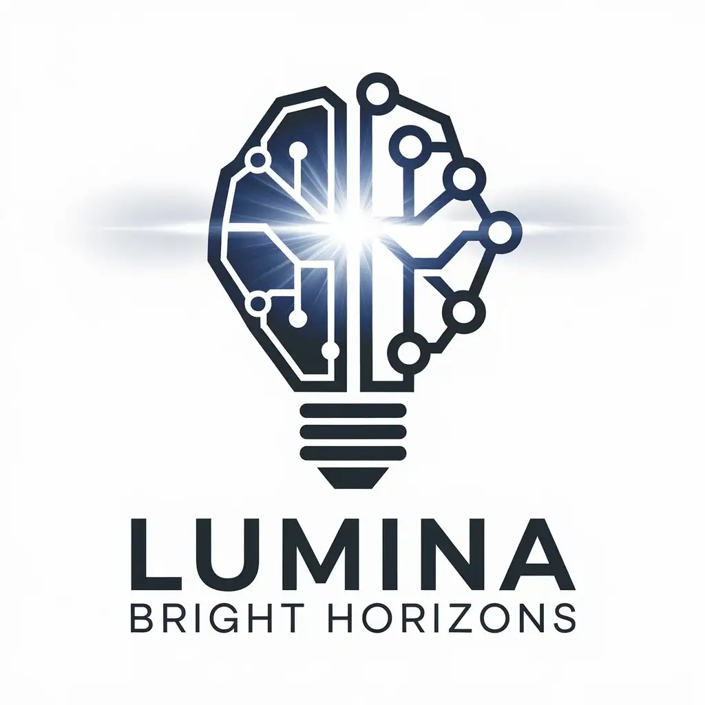 LOGO Design For LUMINA Bright Horizons in Technology Industry