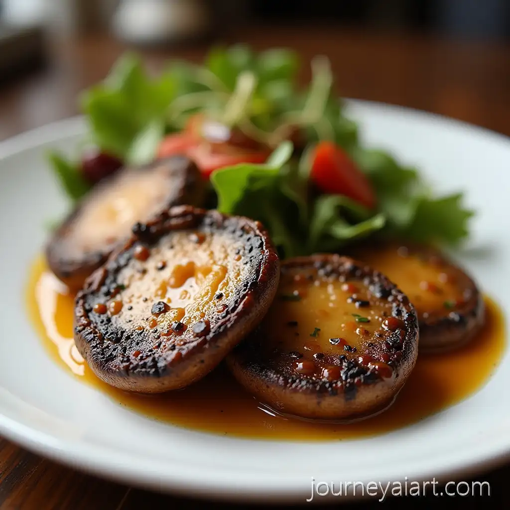 Grilled-Portobello-Mushrooms-Plate-for-Instagram-RestaurantAI-Image-Prompt-Expansion-Display